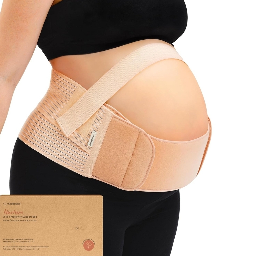 KeaBabies Beige Maternity Support Belt